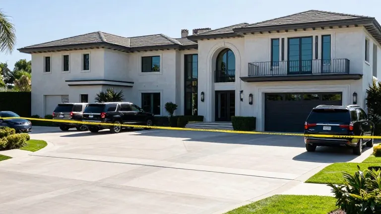 Illustration for: FBI Searches Beverly Hills Home Linked to Millionaire Stephen Cloobeck