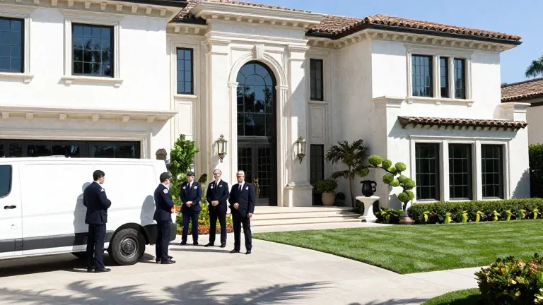 Illustration for: FBI Searches Beverly Hills Home